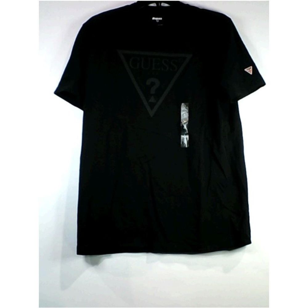 Guess Mens CM8T Regular Short Sleeve T-Shirt, Black, Size Small